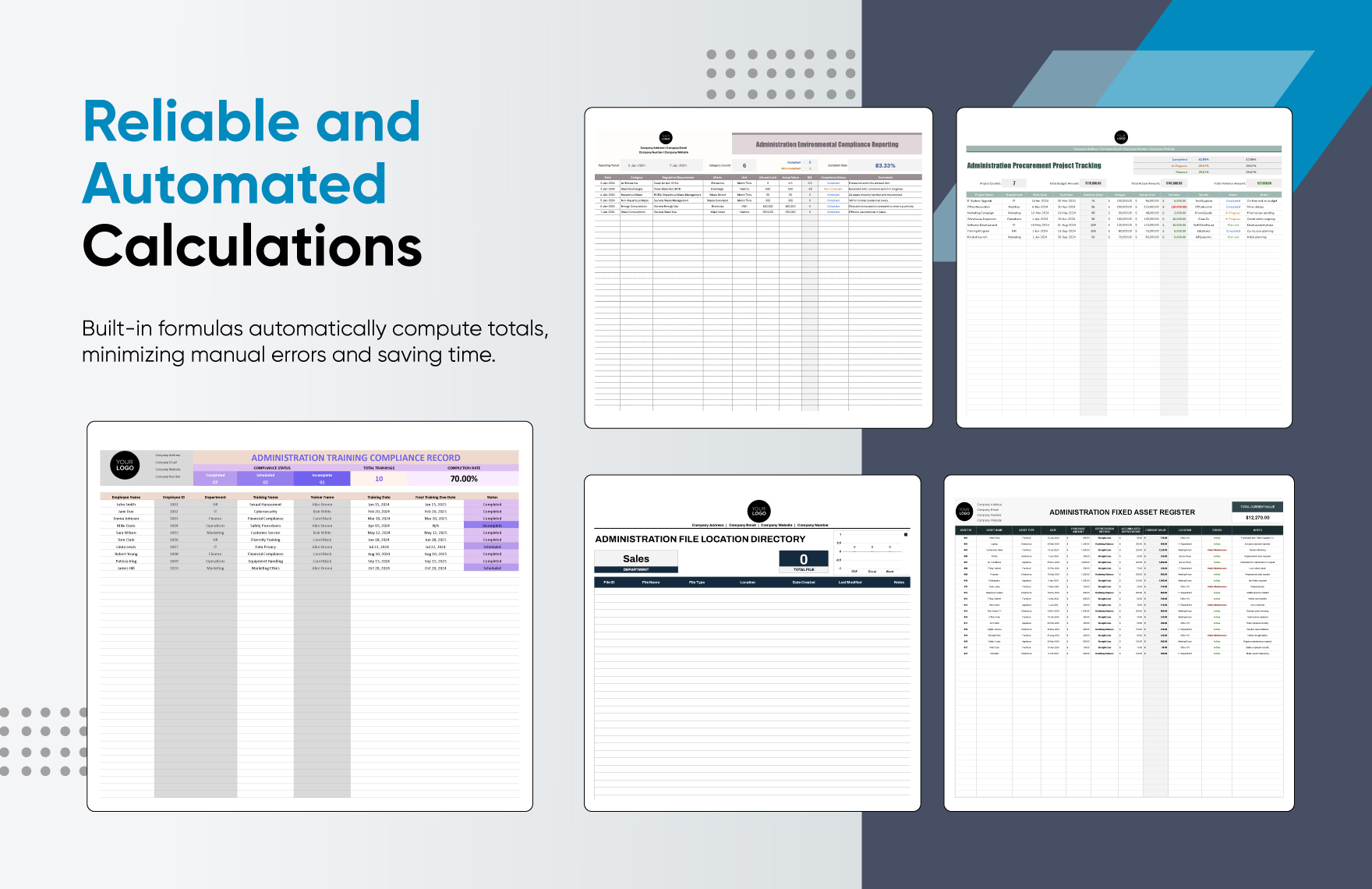 30+ Essential Administration Template Bundle