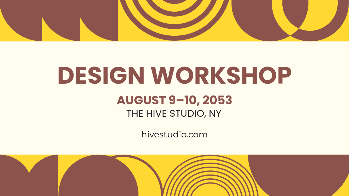 Free Workshop X Post Template