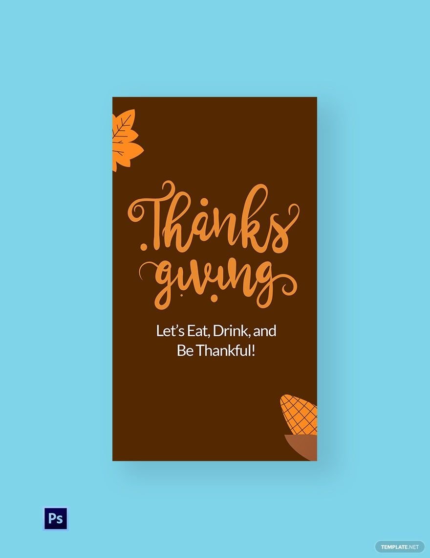 Thanksgiving Snapchat Geofilter Template