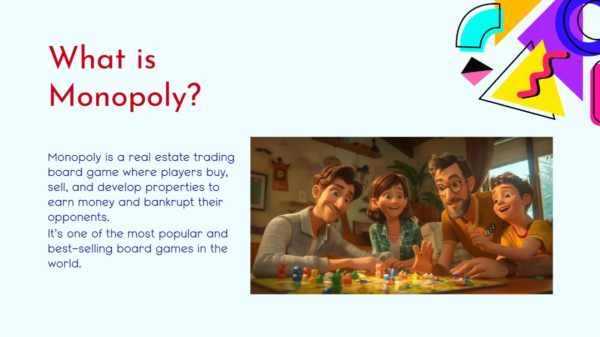 Free Monopoly Presentation Template to Edit Online
