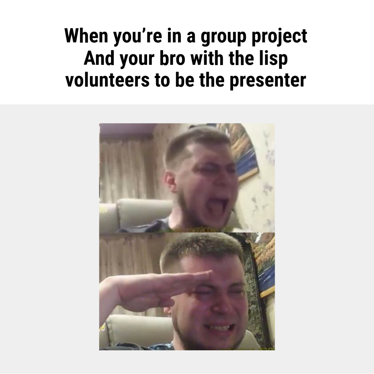 Free Salute Meme Template to Edit Online