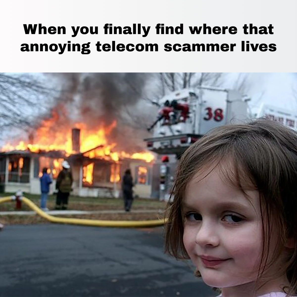 Free Disaster Girl Meme Template to Edit Online