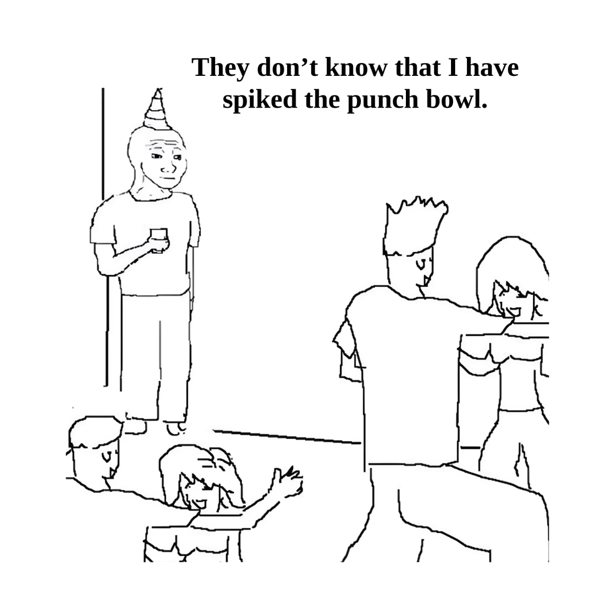 Free They Don't Know Meme Template to Edit Online