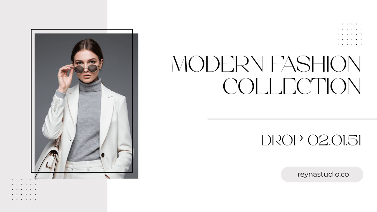Free Modern Fashion X Post Template