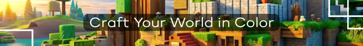 Free Colorful Minecraft Banner Pattern Template to Edit Online