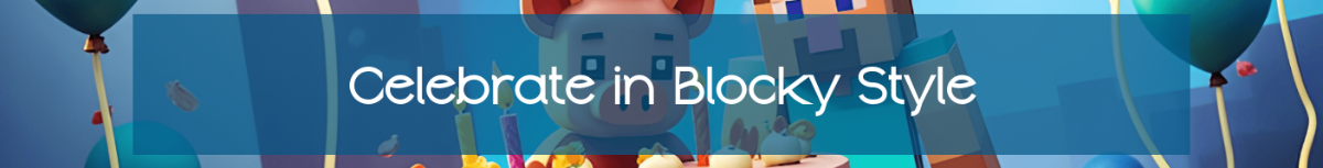 Free Minecraft Birthday Banner Template to Edit Online