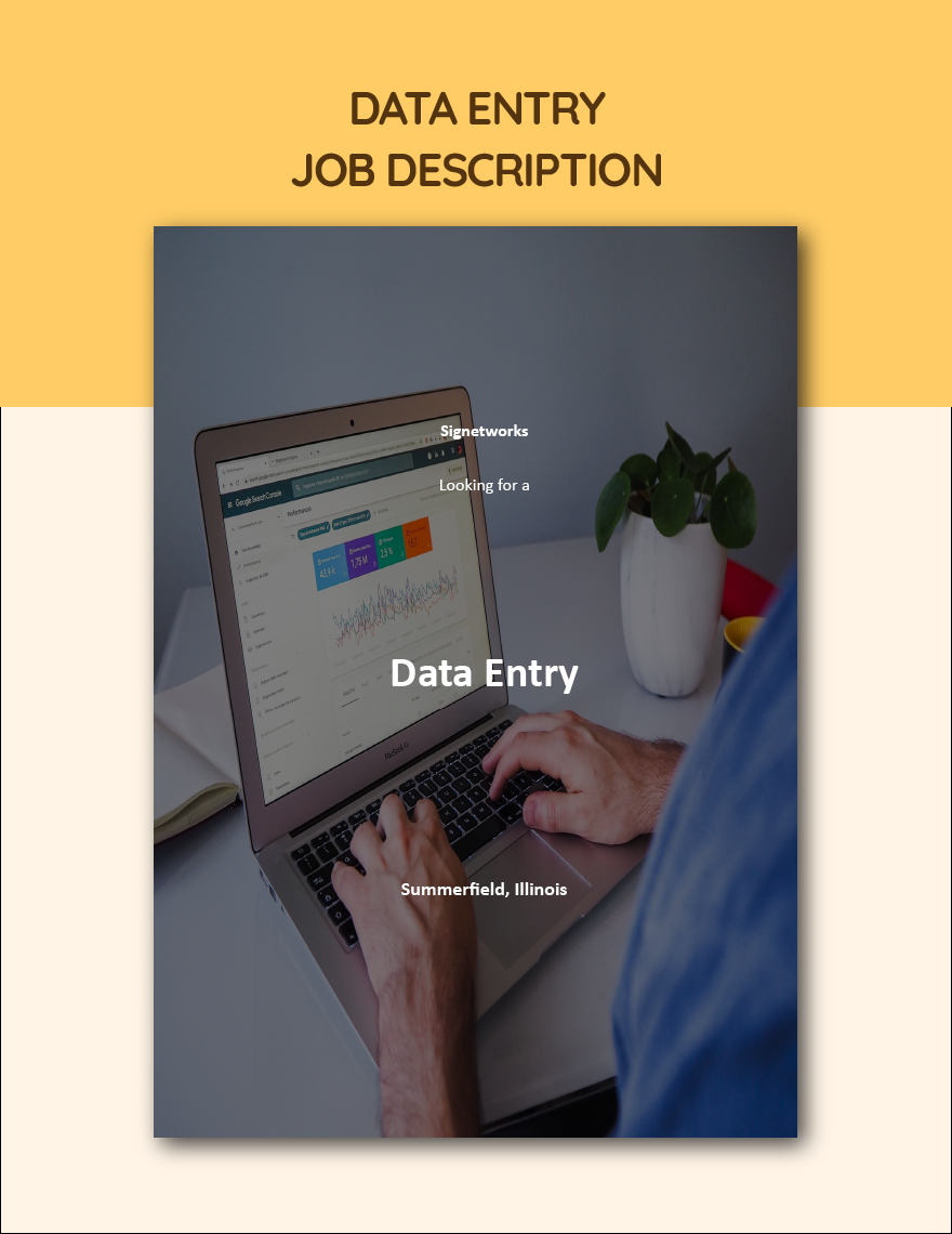 Data Entry Job Description Format