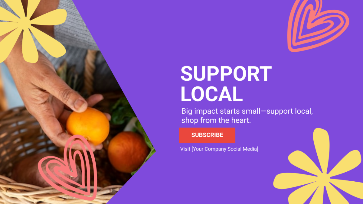 Free Support Local YouTube Ad Template to Edit Online