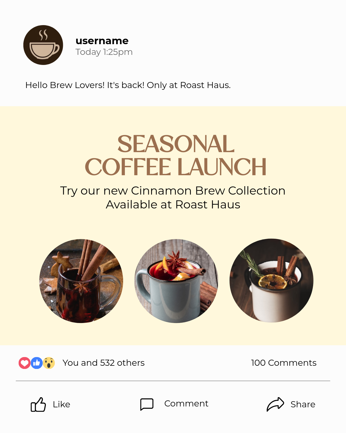 Free Facebook Post Mockup Template to Edit Online