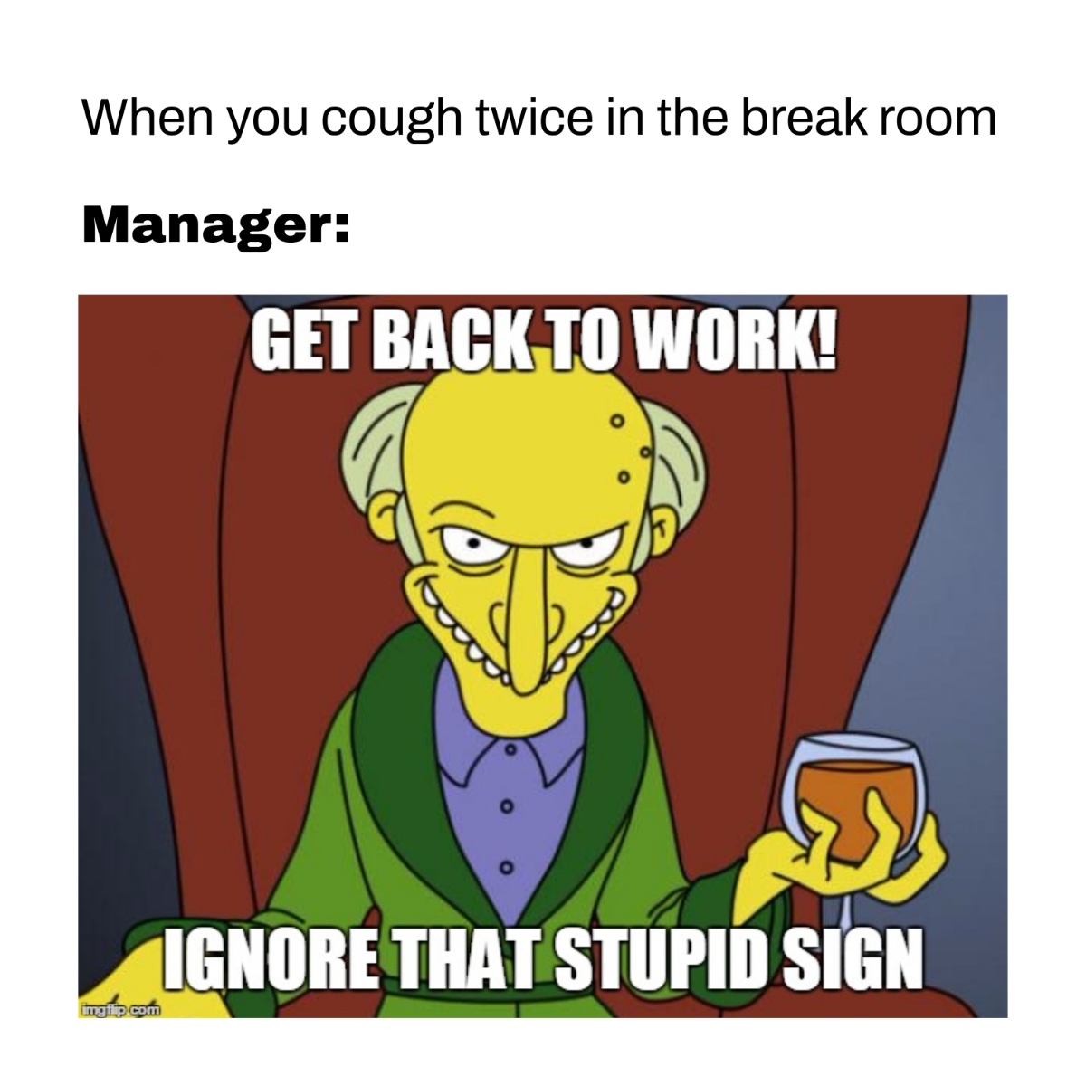 Free Get Back to Work Meme Template to Edit Online