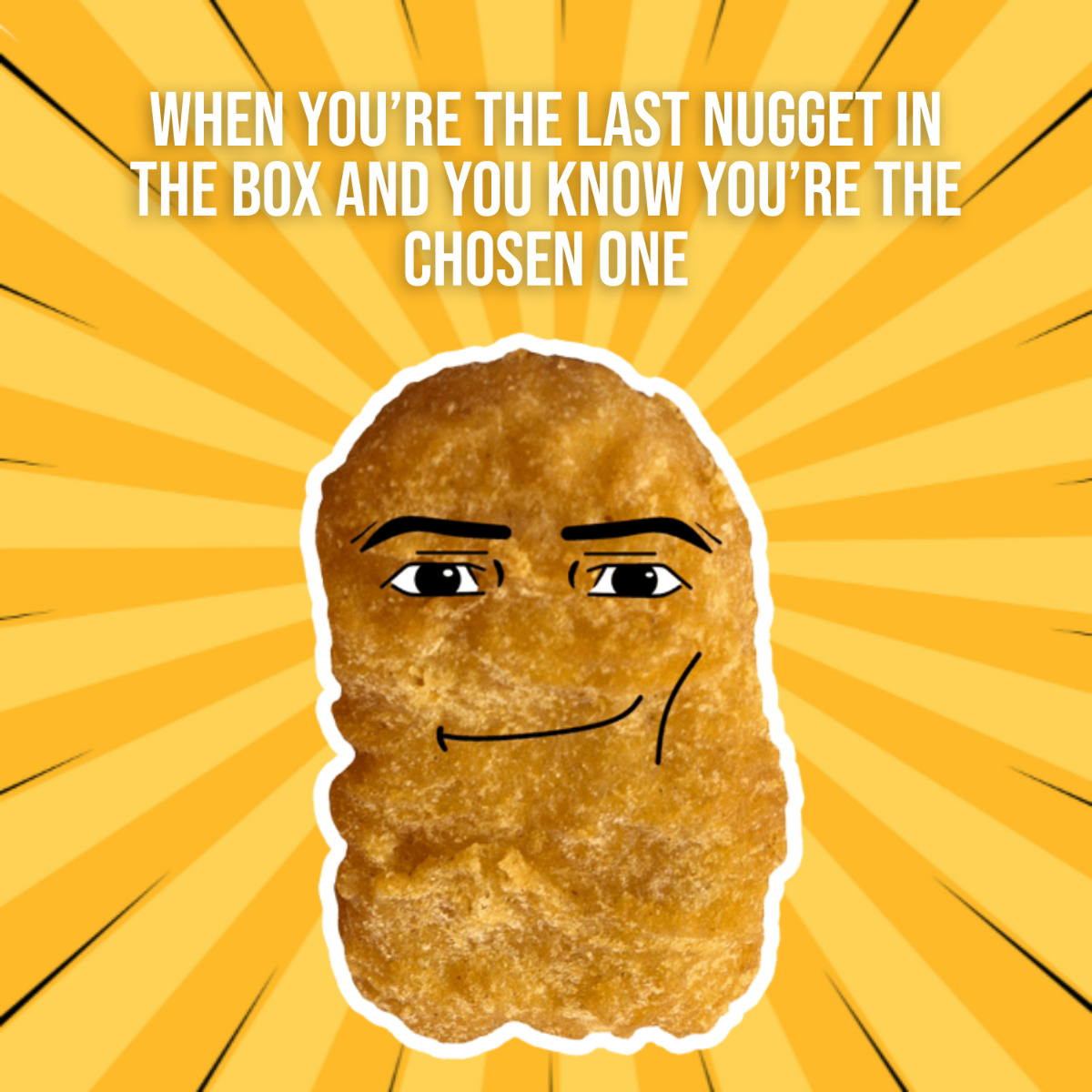 Chicken Nugget Meme Template to Download