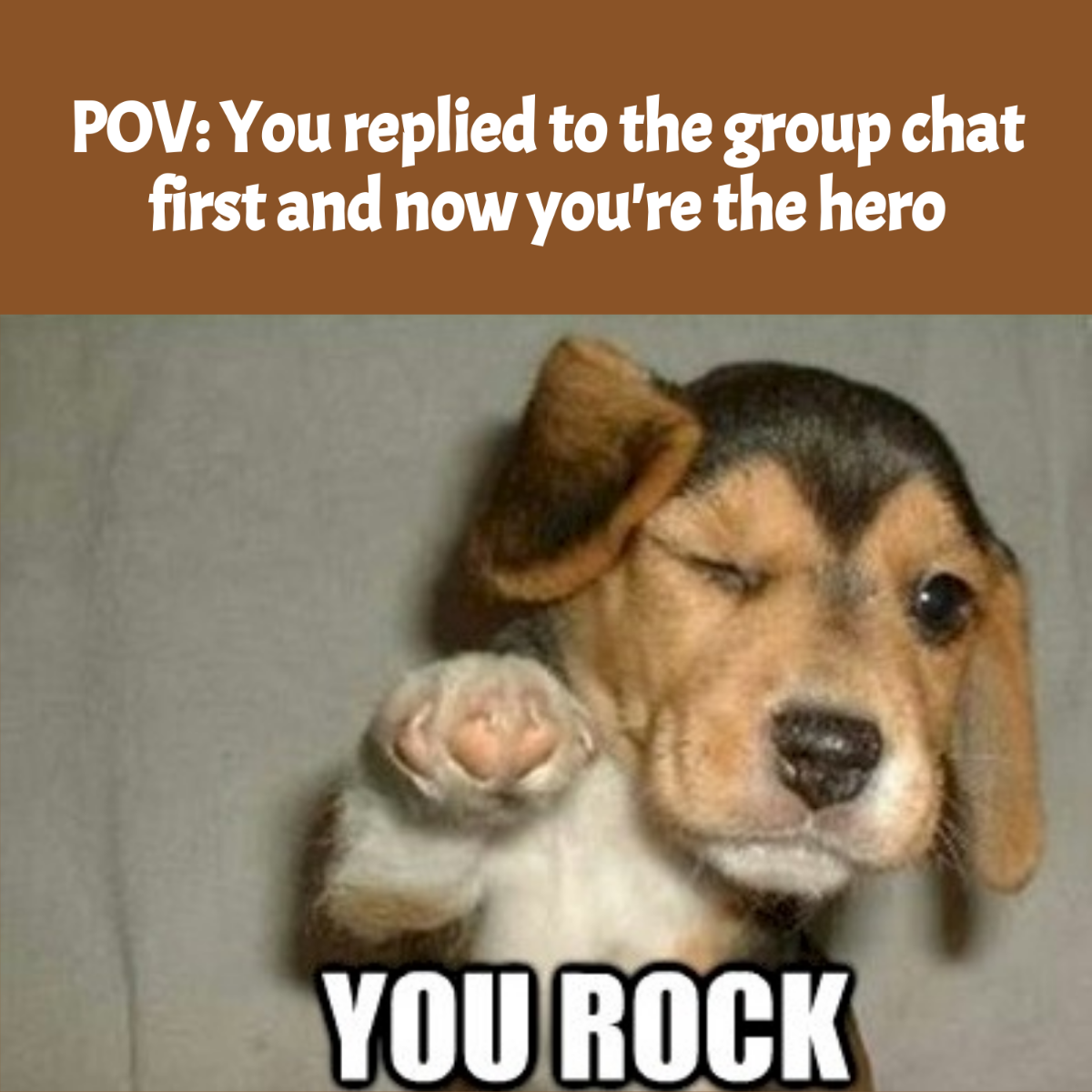 You Rock Meme Template to Download