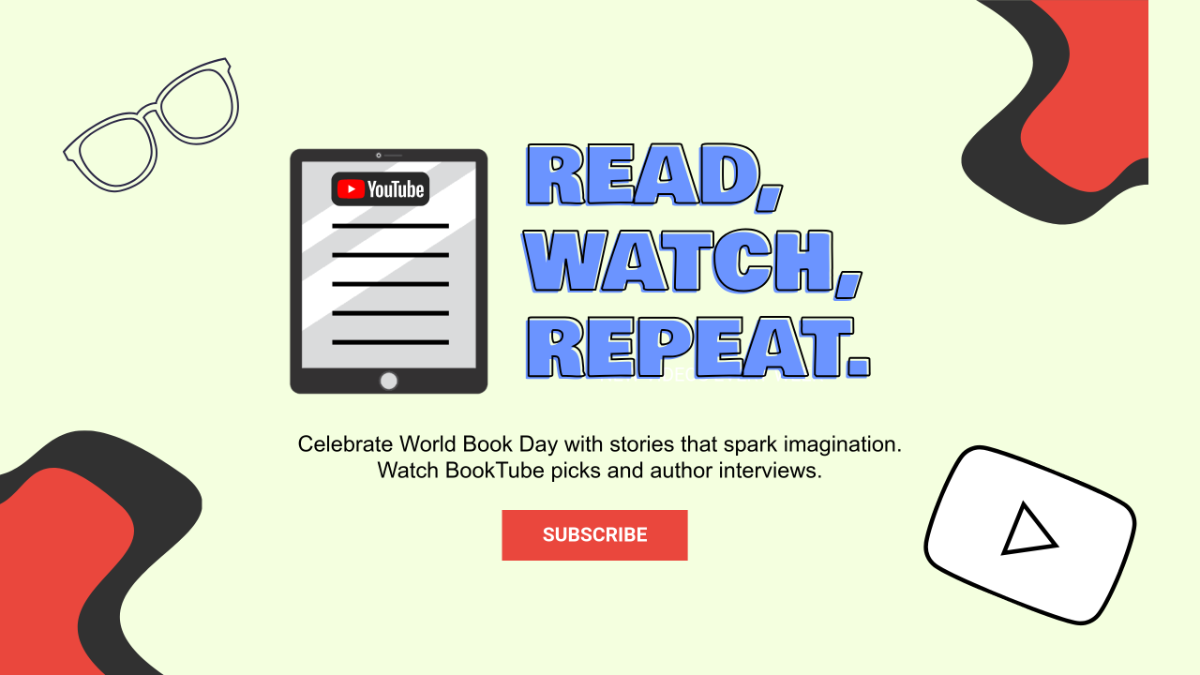 Free World Book Day YouTube Ad Template to Edit Online