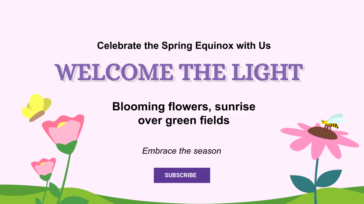 Free Spring Equinox YouTube Ad Template to Edit Online