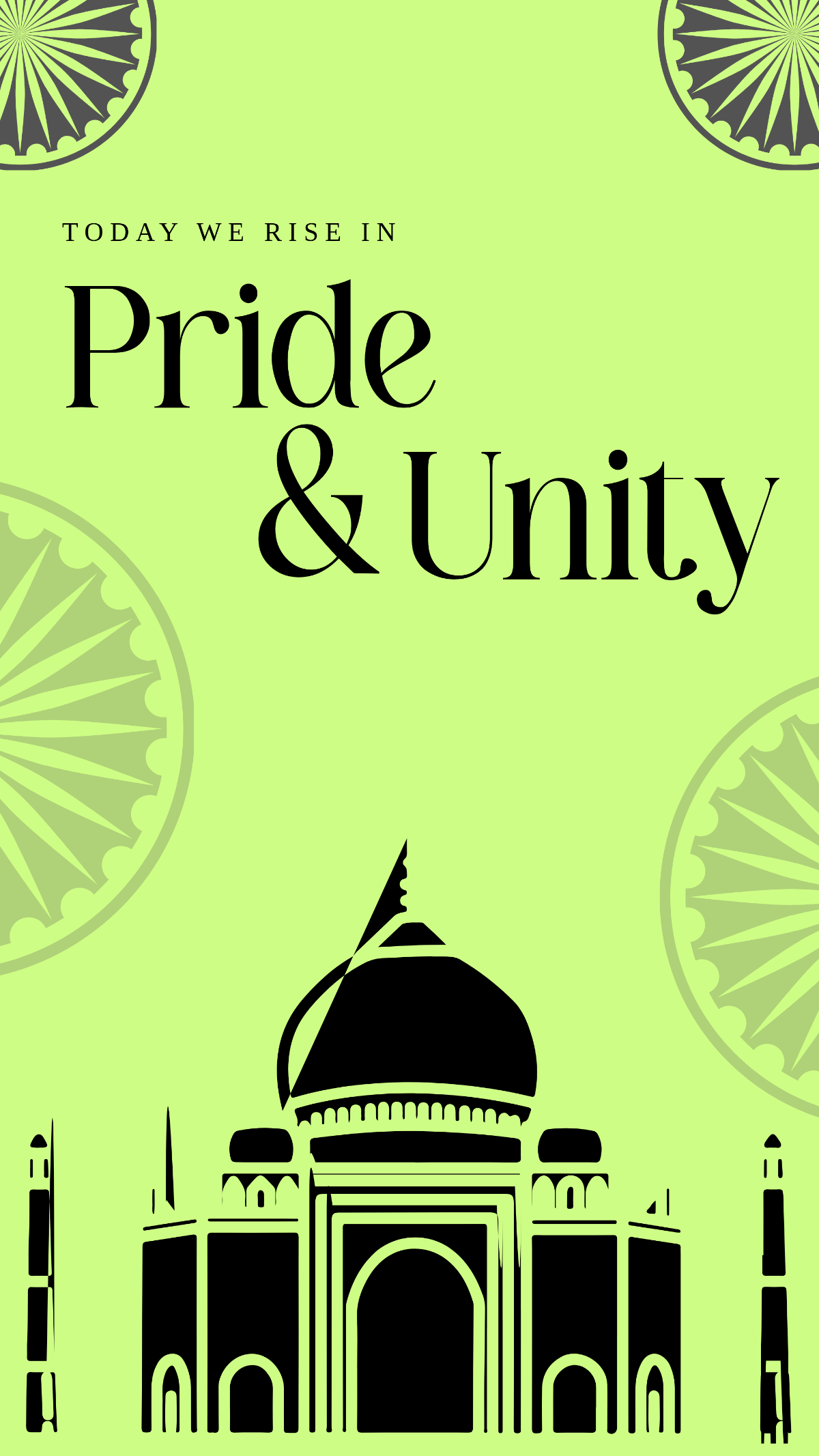 Free India Independence Day Instagram Story Template to Edit Online