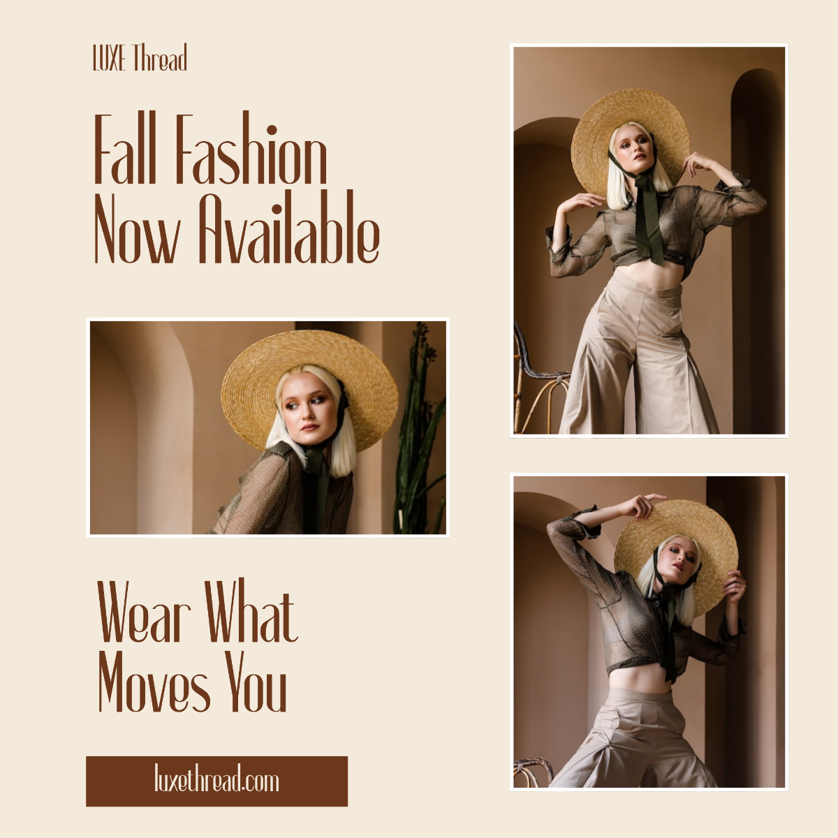 Free Fashion Instagram Post Template