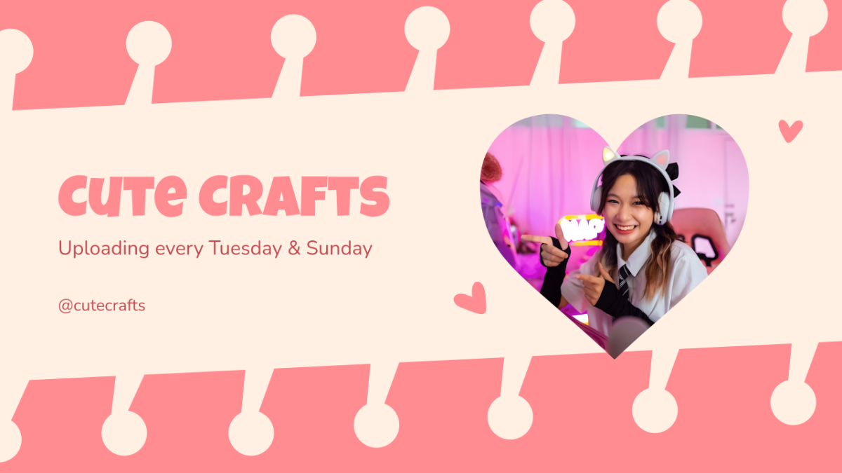 Free Cute YouTube Banner Template