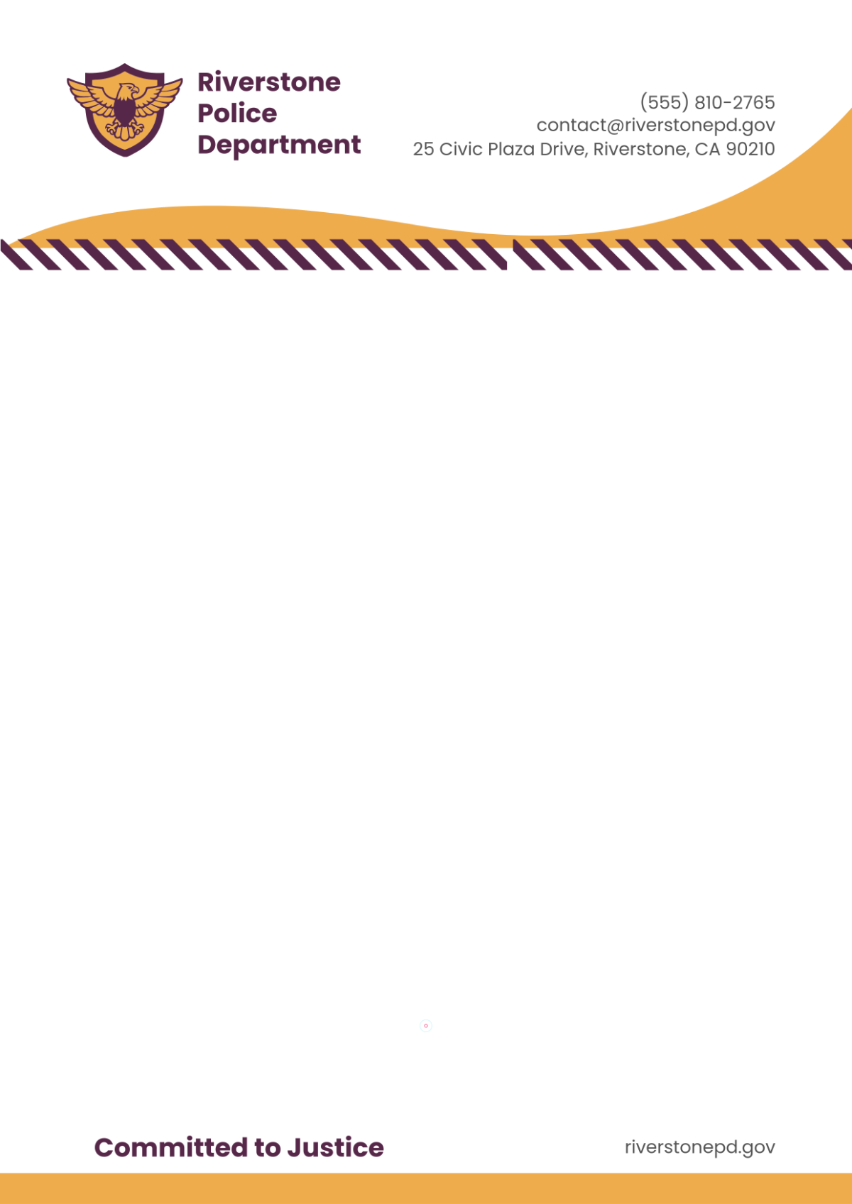 Police Letterhead