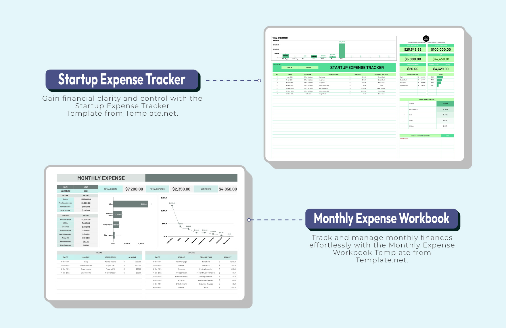 10+ Expense & Budget Boss Template Bundle
