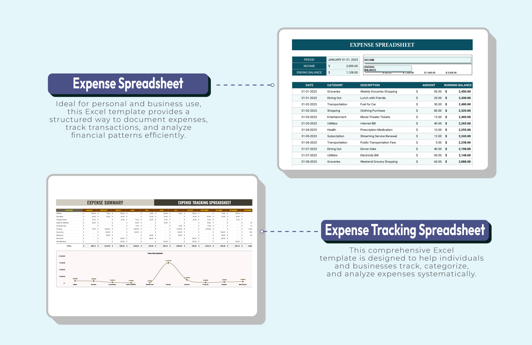 10+ Expense & Budget Boss Template Bundle