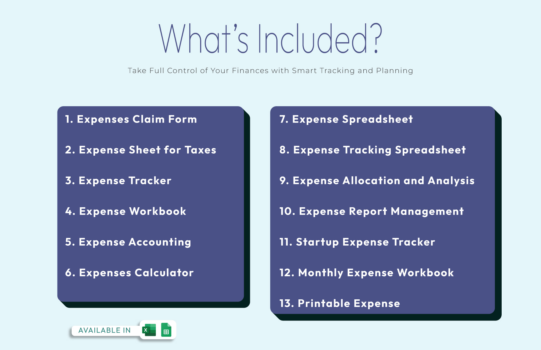 10+ Expense & Budget Boss Template Bundle