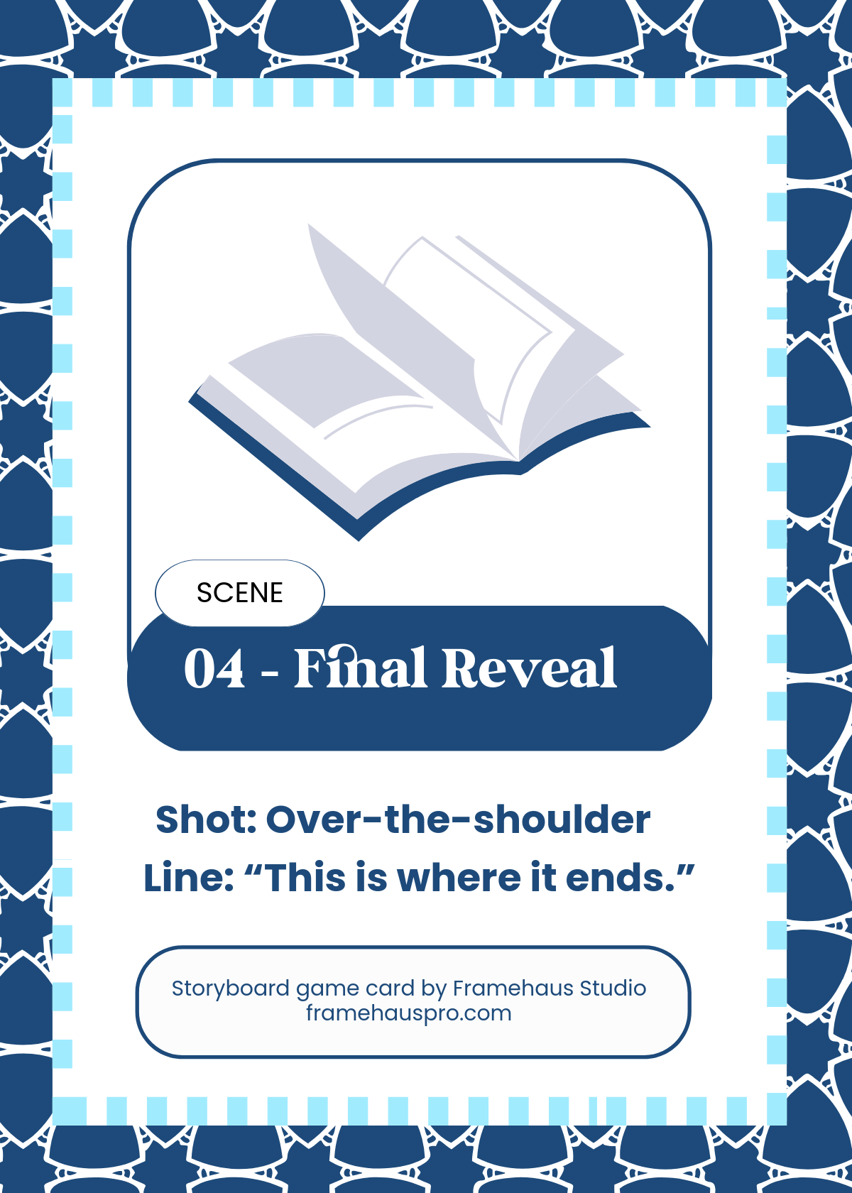 Free Professional Storyboard Game Card Template to Edit Online