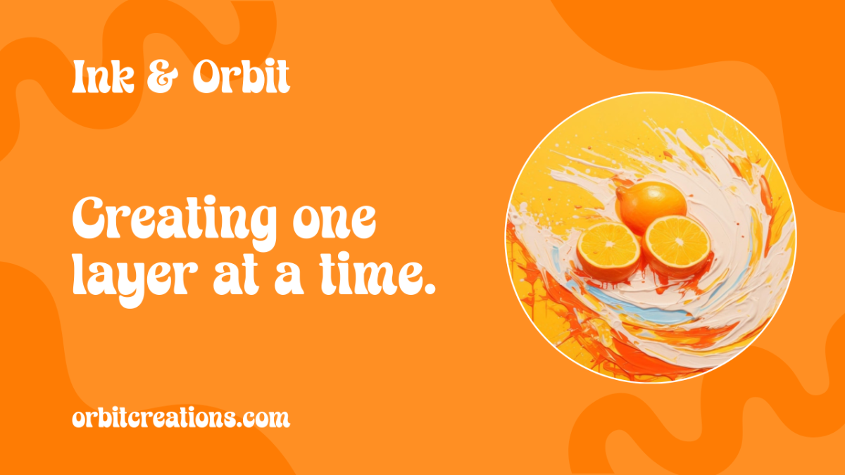 Free Orange YouTube Art Banner Template