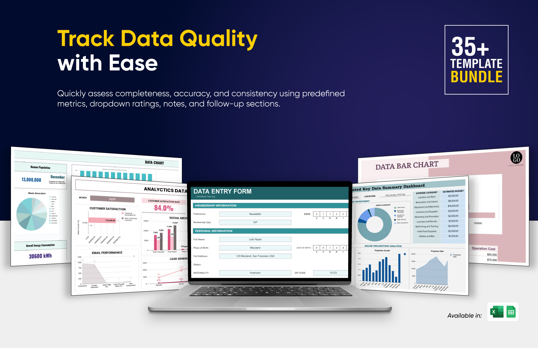 35+ All-in-One Data Toolkit Template Bundle