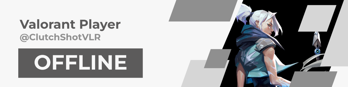 Free Valorant Twitch Banner Template