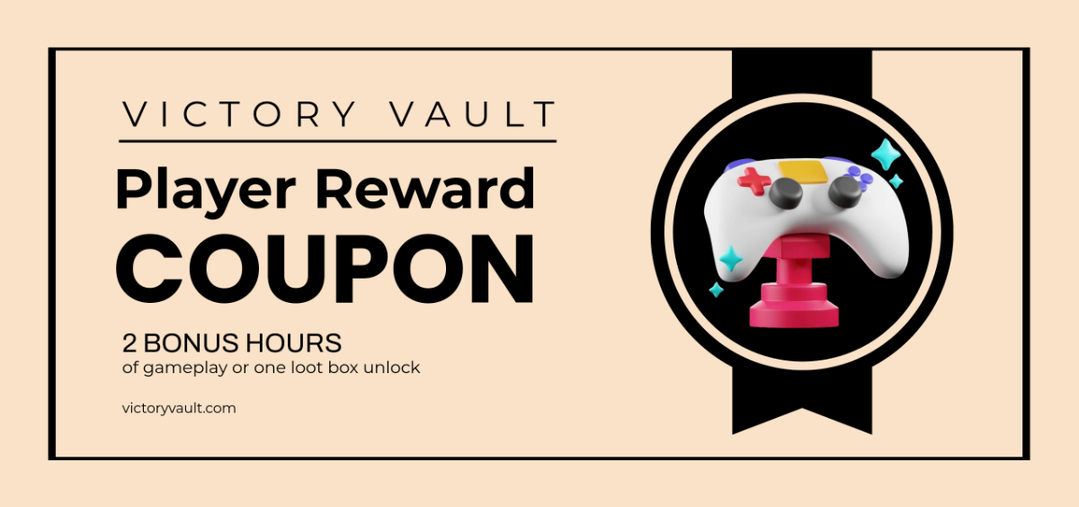 Free Gaming Reward Coupon Template to Edit Online