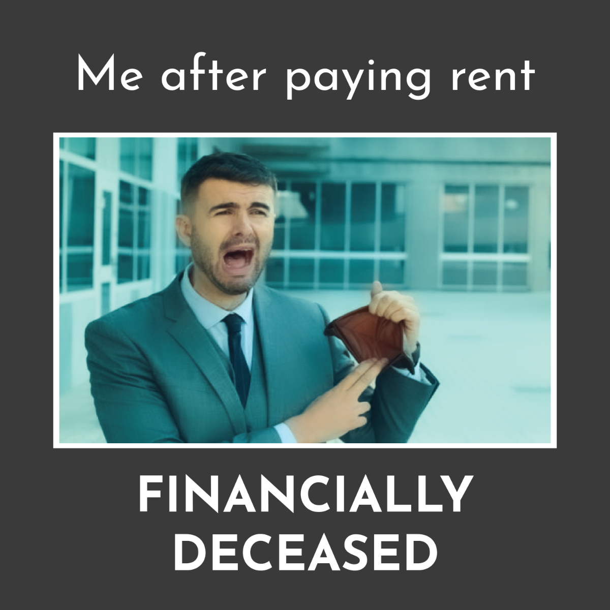 Free Broke Meme Template