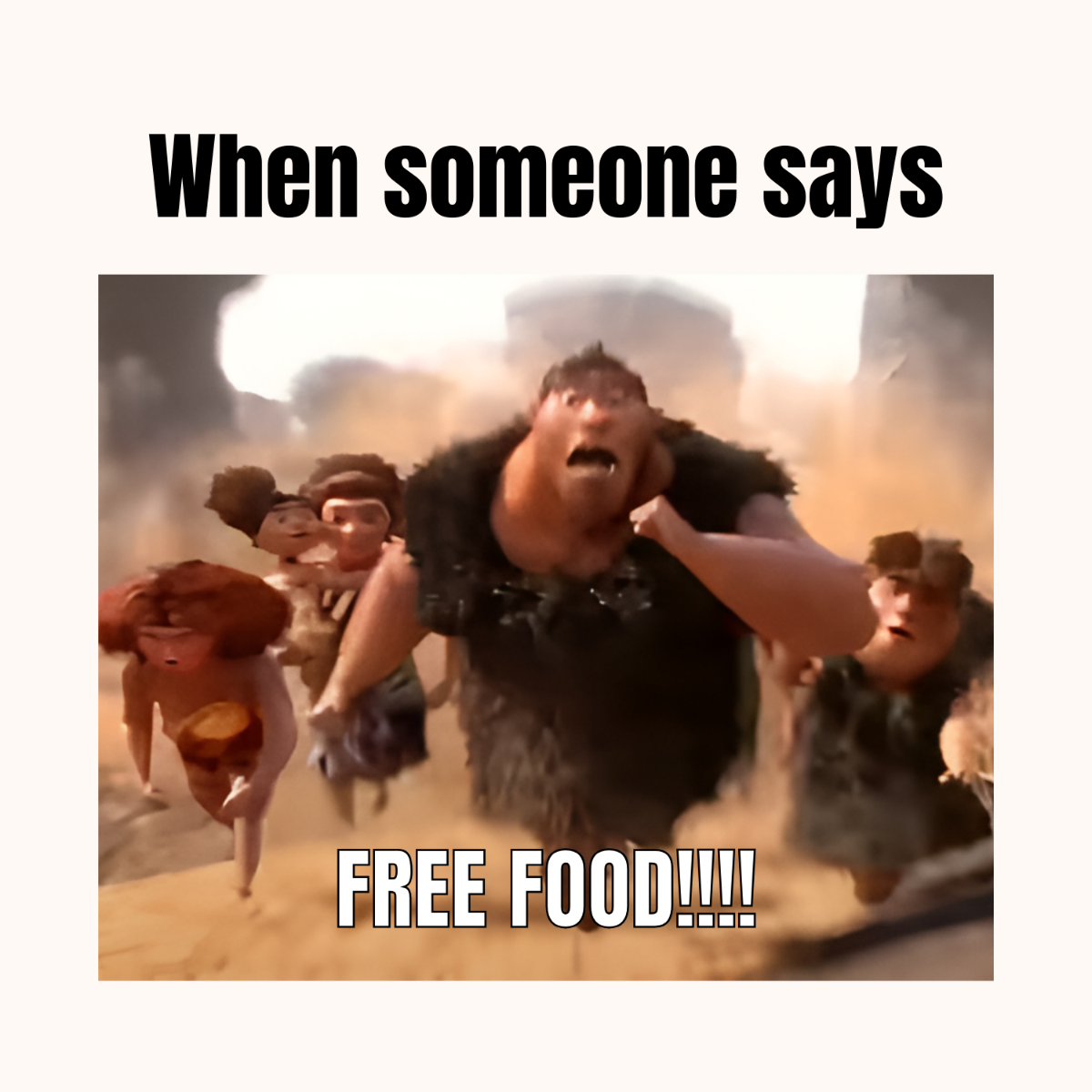 Free The Croods Meme Template