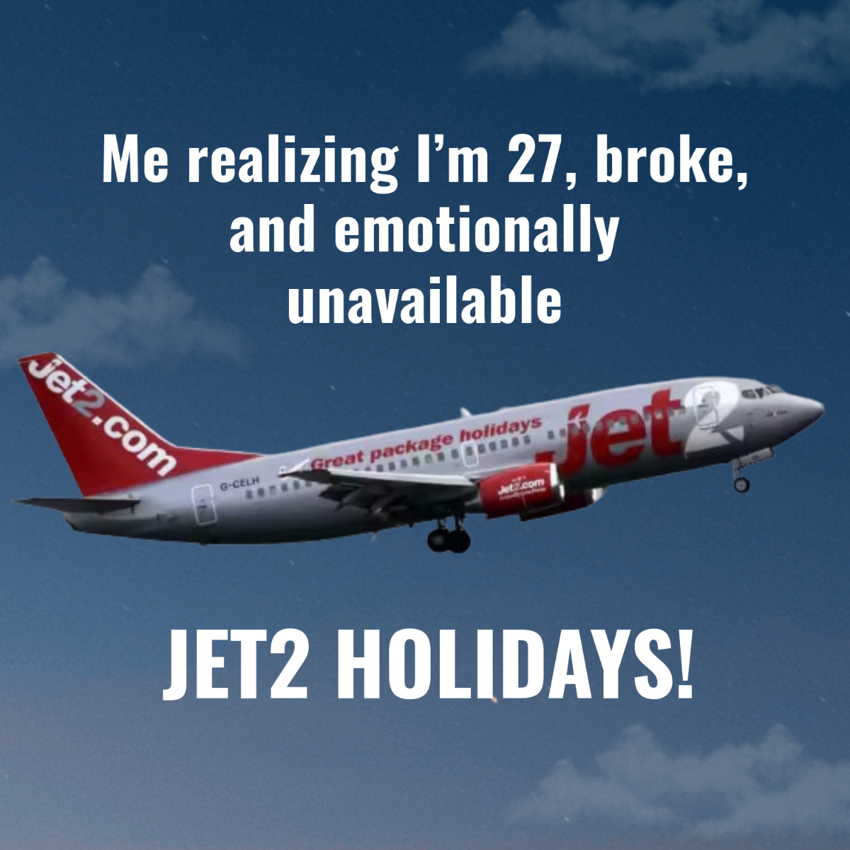Free Jet2Holidays Meme Template