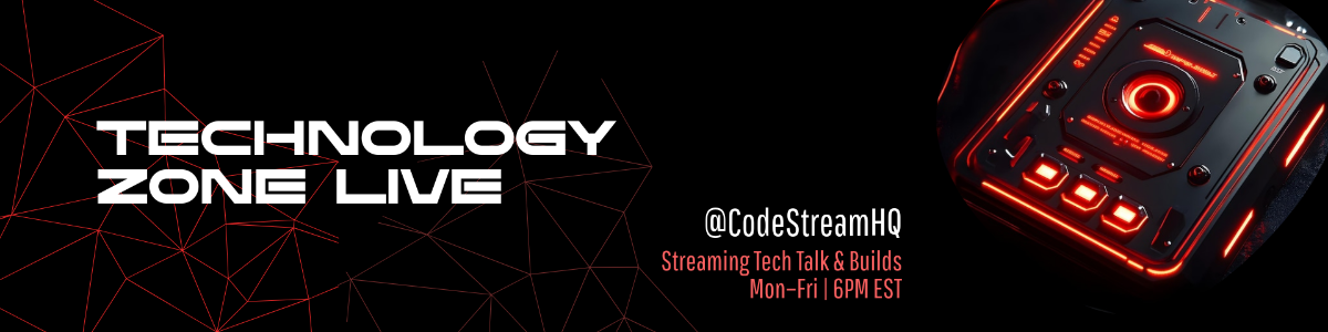 Free Technology Twitch Banner Template