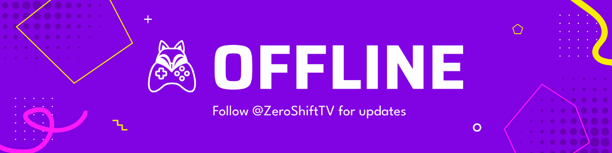 Free Purple Twitch Text Banner Template