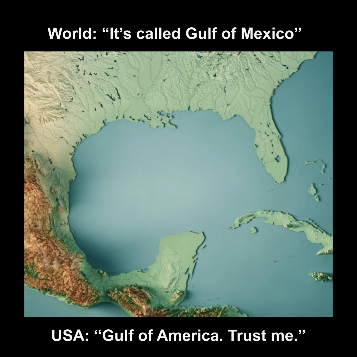 Free Gulf of America Meme Template