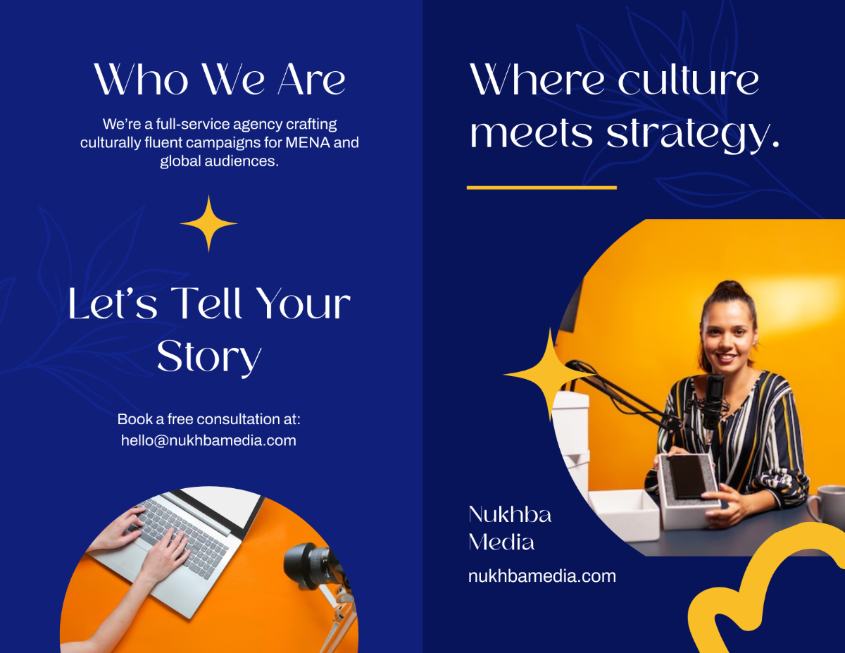 Arabic Marketing Brochure Template