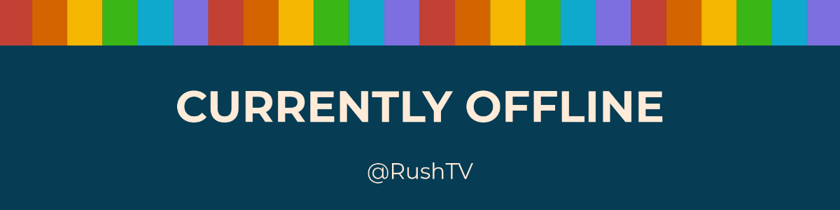 Free Rainbow Twitch Banner Template