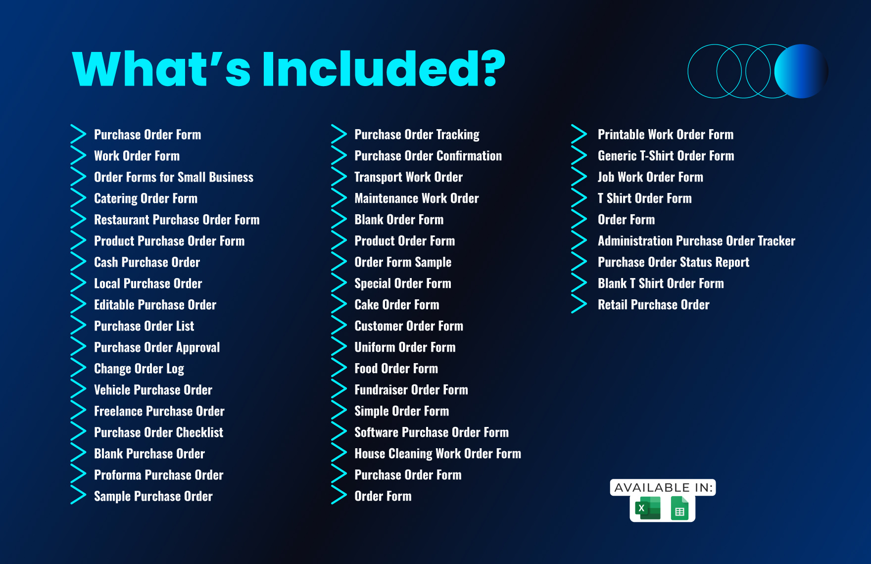 50+ Pro Order Form Toolkit Template Bundle