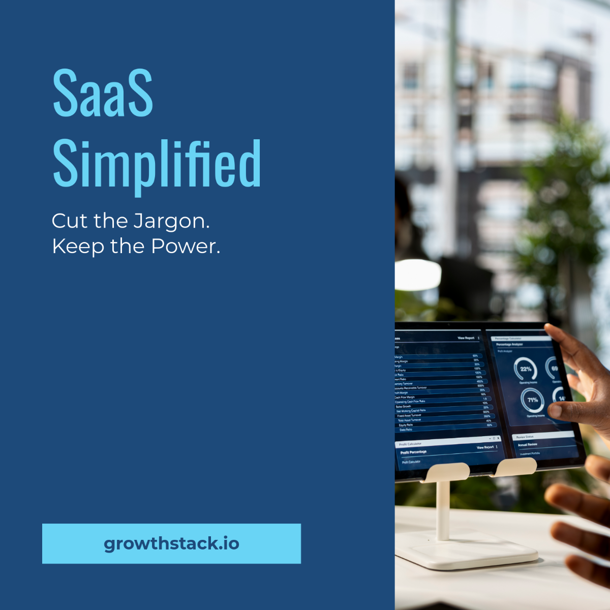 Free SAAS LinkedIn Post Template to Edit Online