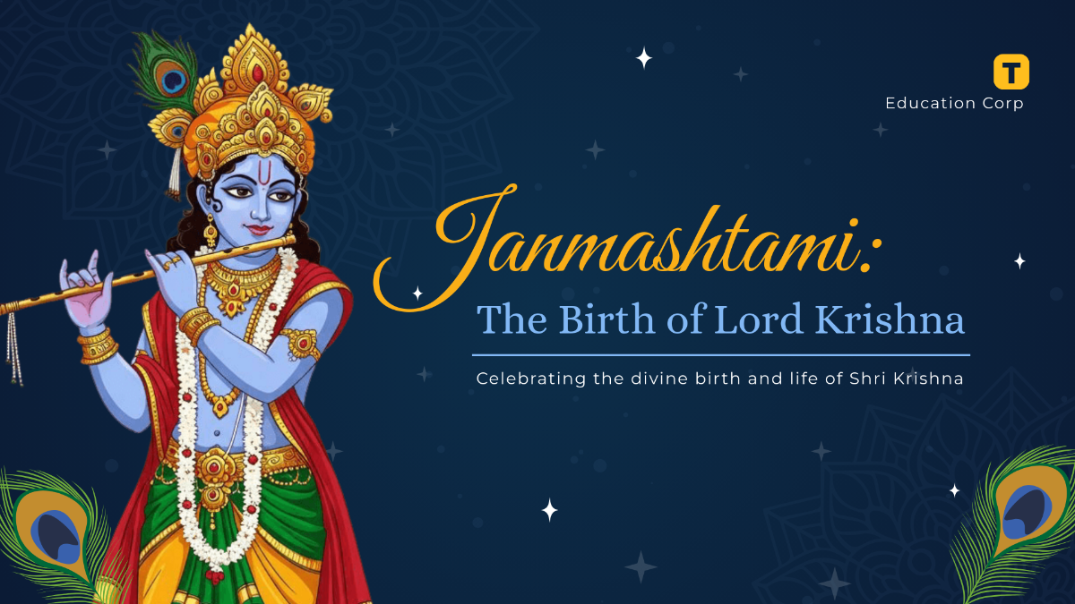 Free Janmashtami Presentation Template to Edit Online
