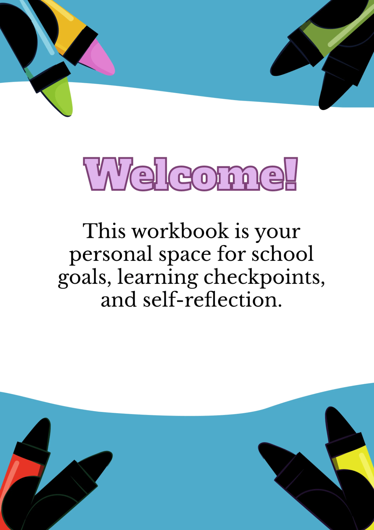 Free School Workbook Template to Edit Online