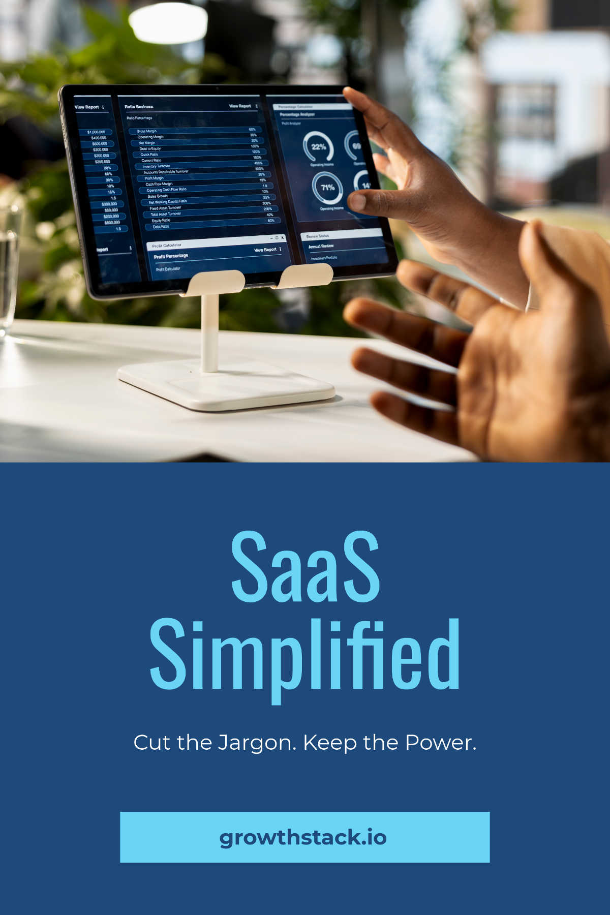 SAAS Pinterest Pin Template