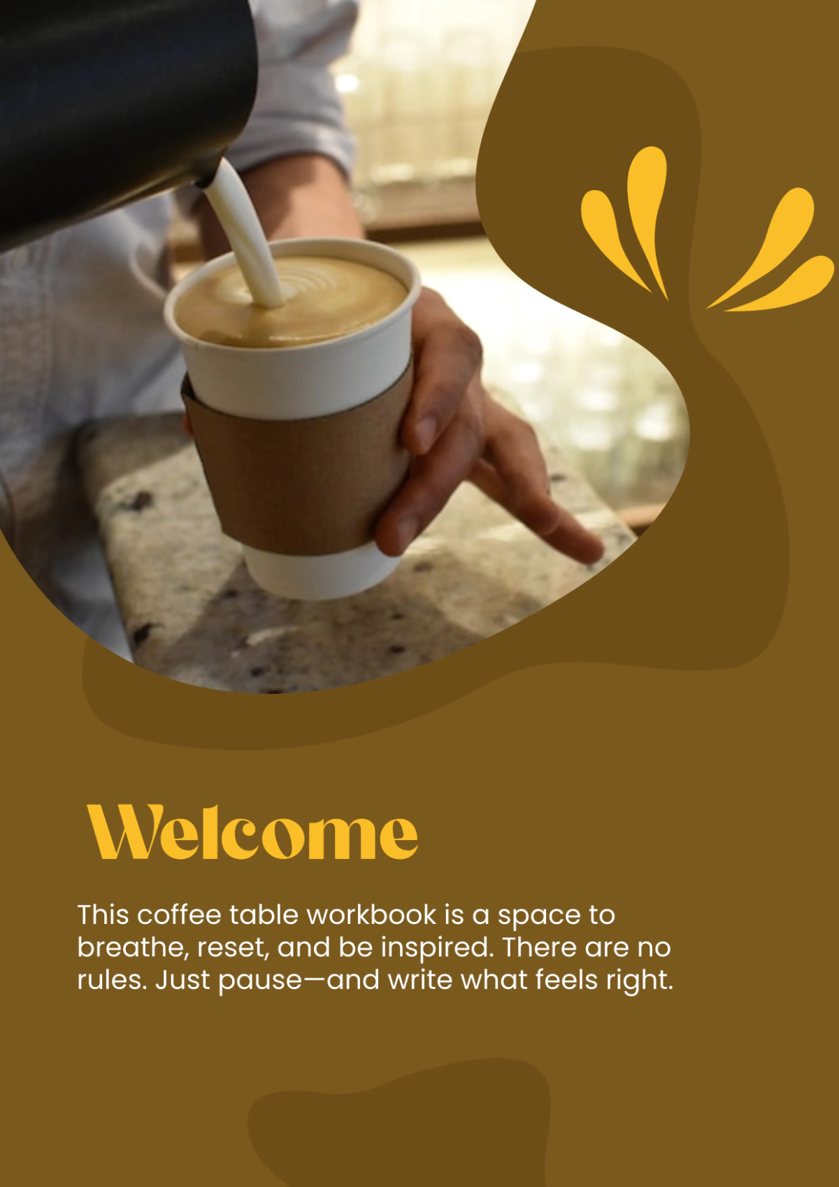 Free Coffee Table Workbook Template to Edit Online