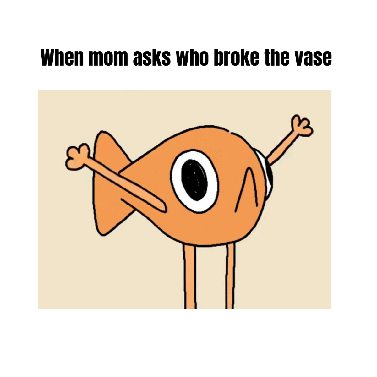 Free The Little French Fish Meme Template