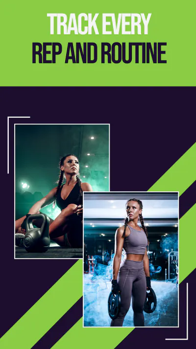 Free 3 Page Fitness App Instagram Story Template to Edit Online