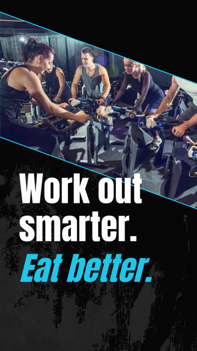 Free Fitness and Nutrition App Instagram Story Template to Edit Online