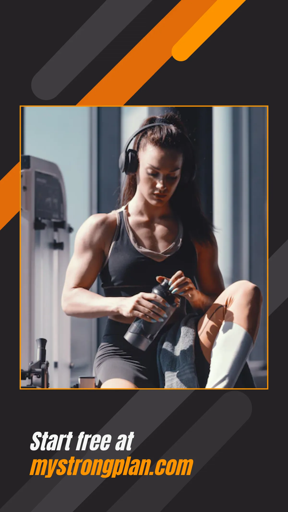 Free Personal Fitness App Instagram Story Template to Edit Online