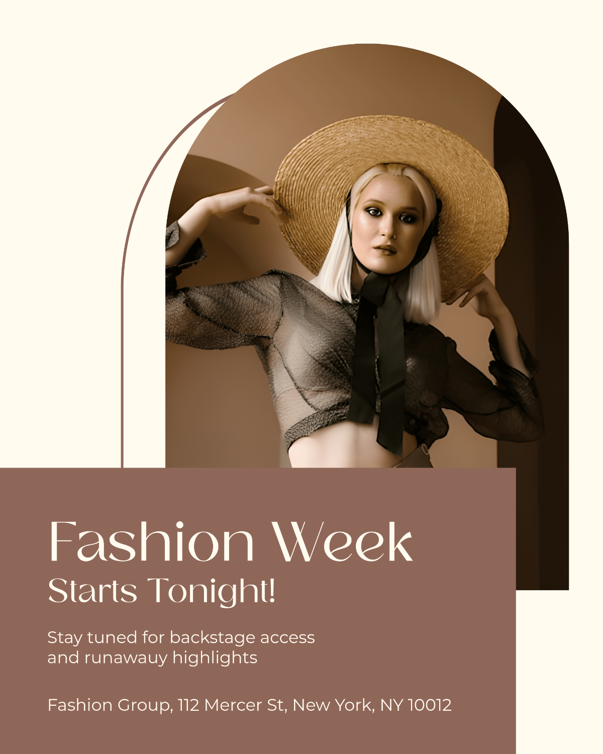 Free Fashion Week Social Media Template