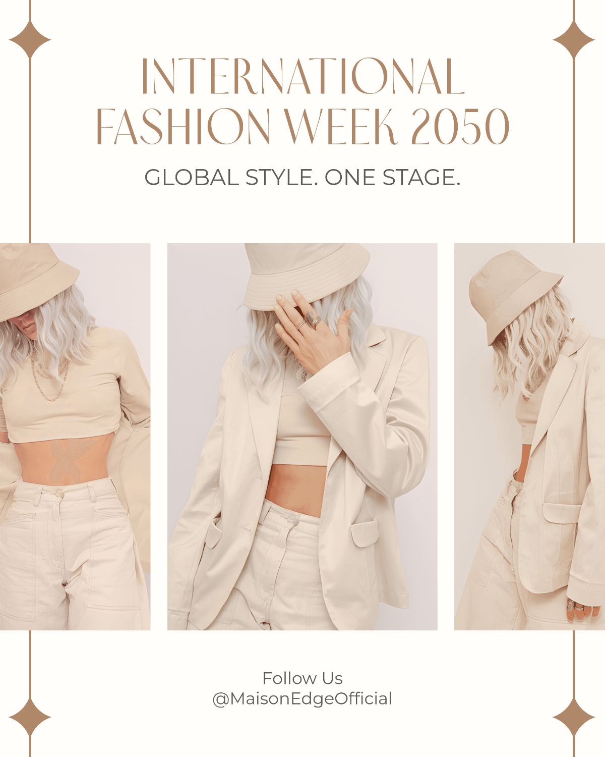Free International Fashion Week Social Media Template